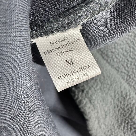 Free Fly Pullover Bamboo Fleece Sweatshirt Size Medium Green - Picture 7 of 9